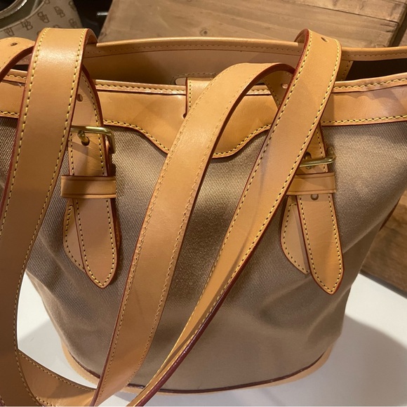 Dooney & Bourke Tan and Brown Tote - Picture 5 of 11